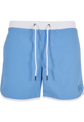 Badshorts herr i vit/horizonblue mesh – UC