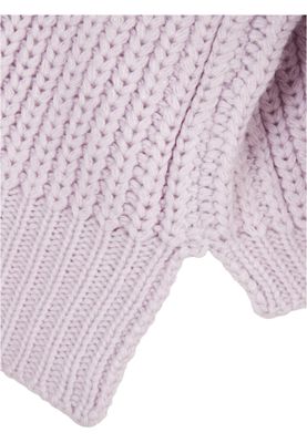 Stickad tröja dam i softlilac oversize – UC