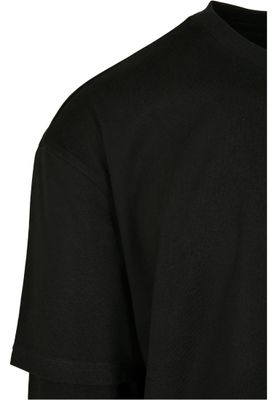 T-shirt herr i svart/svart bomull oversize – UC