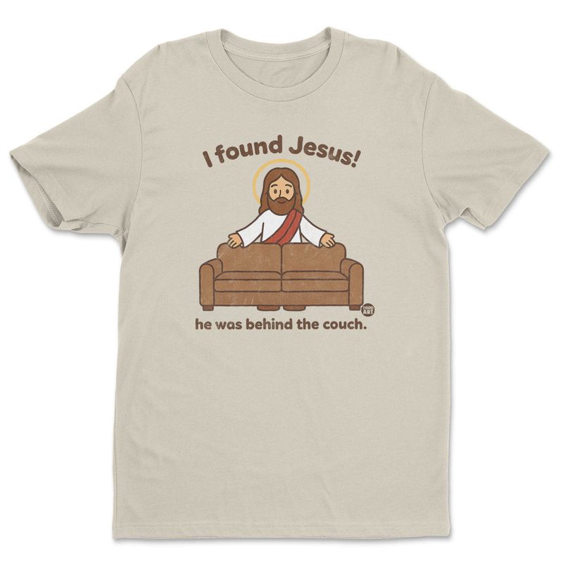 I Found Jesus! Toddart T-shirt i khaki