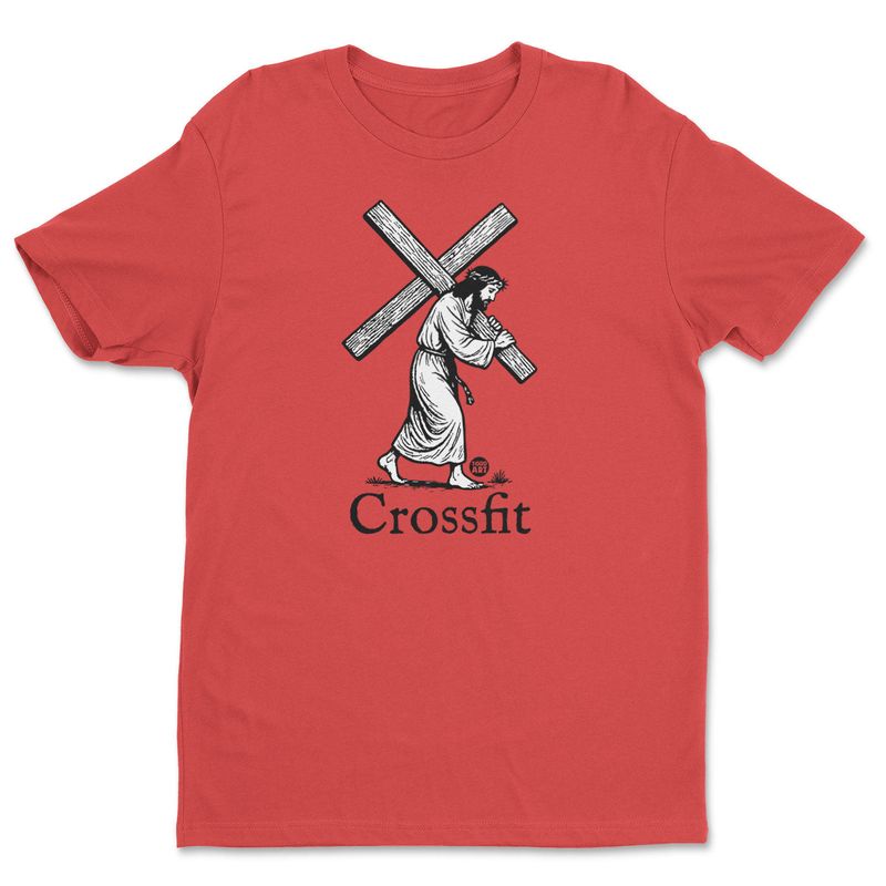 Jesus Crossfit Toddart T-shirt i röd