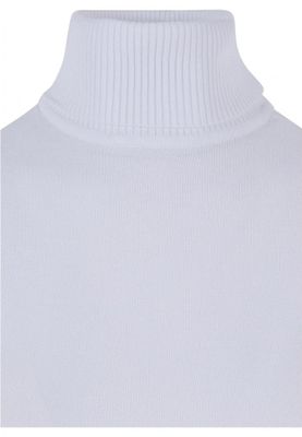 Elegant strikket sweater med rullekrave