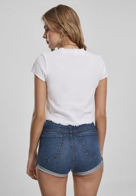 Ladies ribbed t-shirt