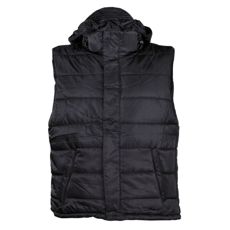 Foret vest med aftagelig hætte
