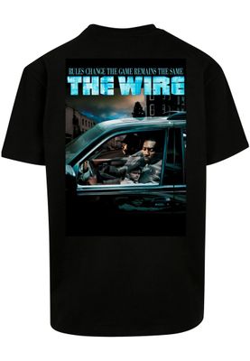 Bild av bil med karaktärer The Wire Poster Bil T-shirt för herr – svart