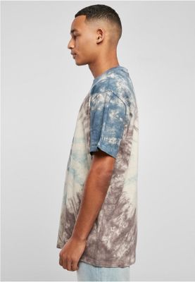Oversize batikmönstrad T-shirt herr