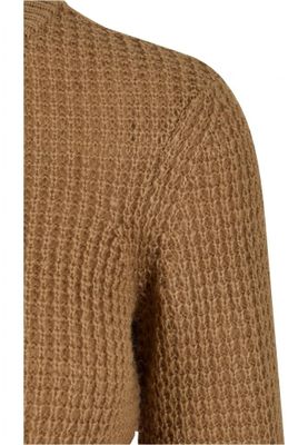 Short Waffle Sweater for Ladies