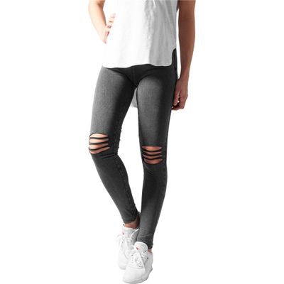 Leggings med hål på knäna