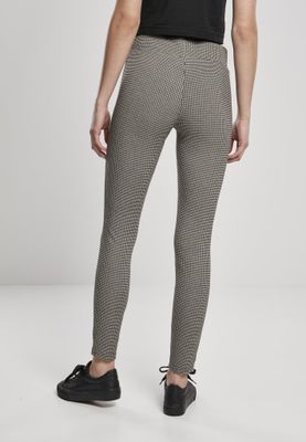 Leggings med små firkanter og høj talje
