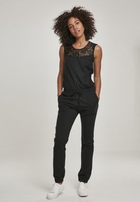 Jumpsuit with lace top ladies