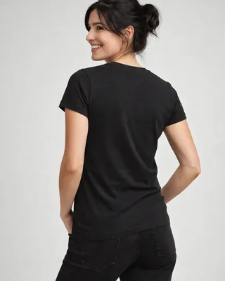 Castrol 77 T-shirt dam i svart