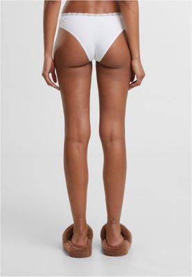 Basic Cotton Brazilian Lace trosor 5-Pack