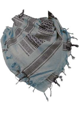 Grey-blue/black keffiyeh