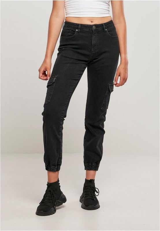 Ladies Organic Stretch Denim Cargo Pants