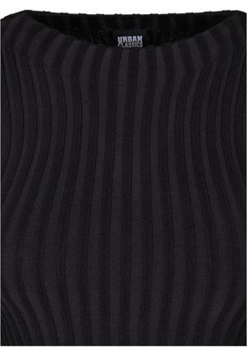 Tröja för dam med kort bakdel slim – svart