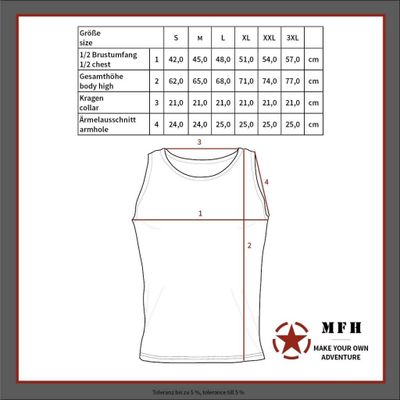 Camouflage army tank top