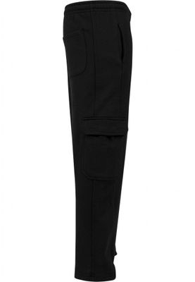 Cargo sweatpants with straight legs