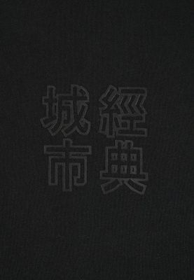 Sort kort kjole i t-shirt model