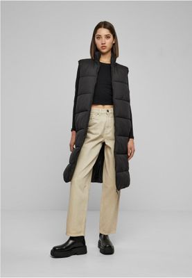 Longpadded vest for women