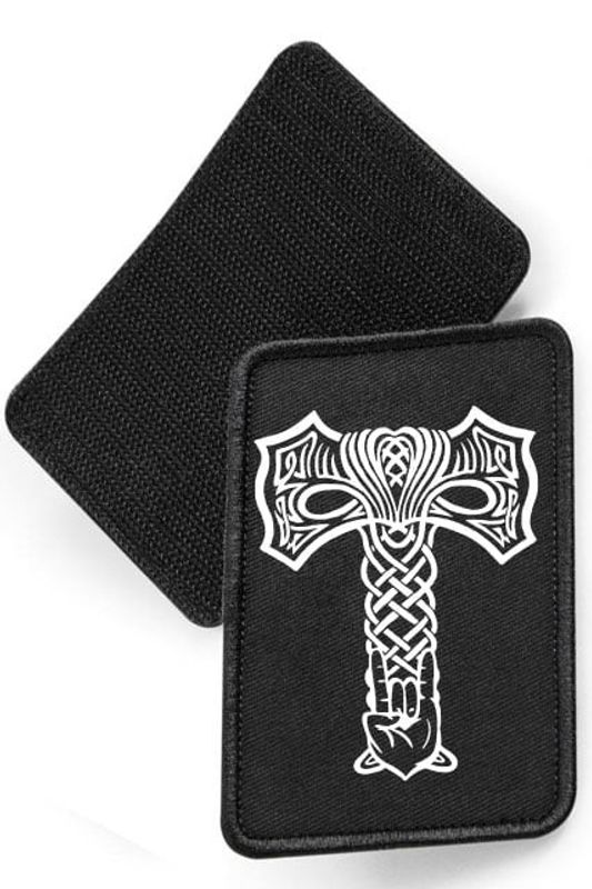 Rocking Mjölnir - stoflap med velcro