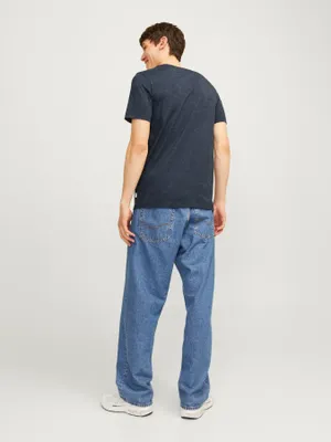 Ekologisk Herr T-shirt med Rund Hals | Regular Fit