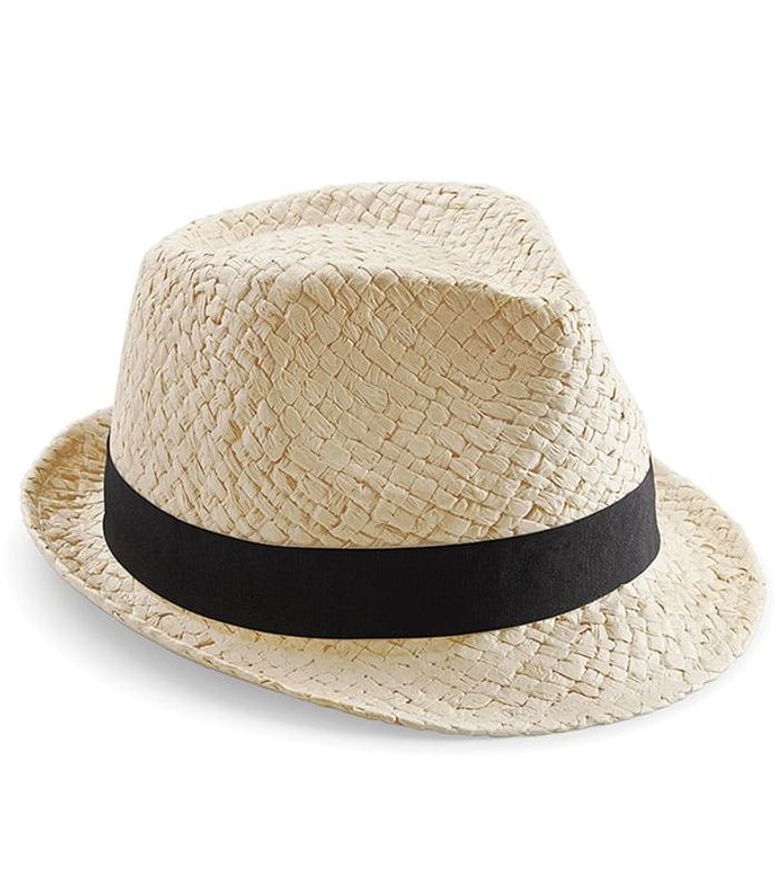 Trilby straw hat