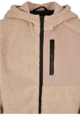 Boys Hooded Sherpa Zip