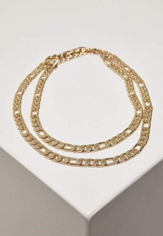 Halsband med dubbla kedjor