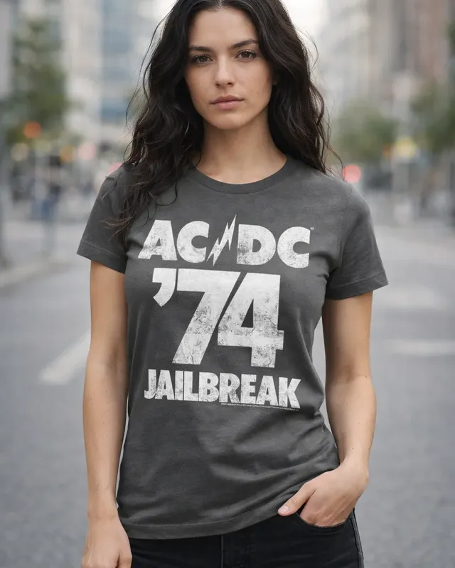 AC/DC 74 Jailbreak Girly Tee