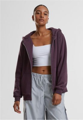 Ladies Fluffy Zip Hoody