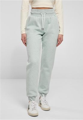 Ladies High Waist Color Melange Sweat Pants