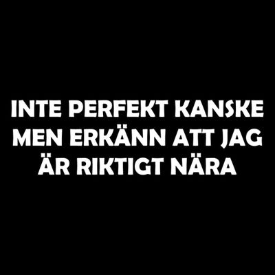 Inte perfekt T-shirt