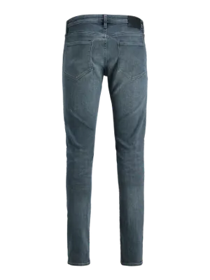 Mörka stentvättade slim fit jeans - GLENN