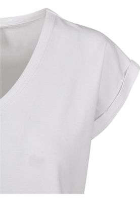 T-shirt med V-udskæring til kvinder
