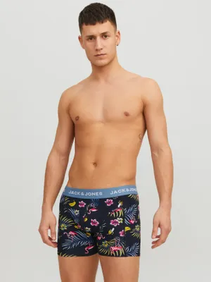 Jacflower boxershorts - 3-pack