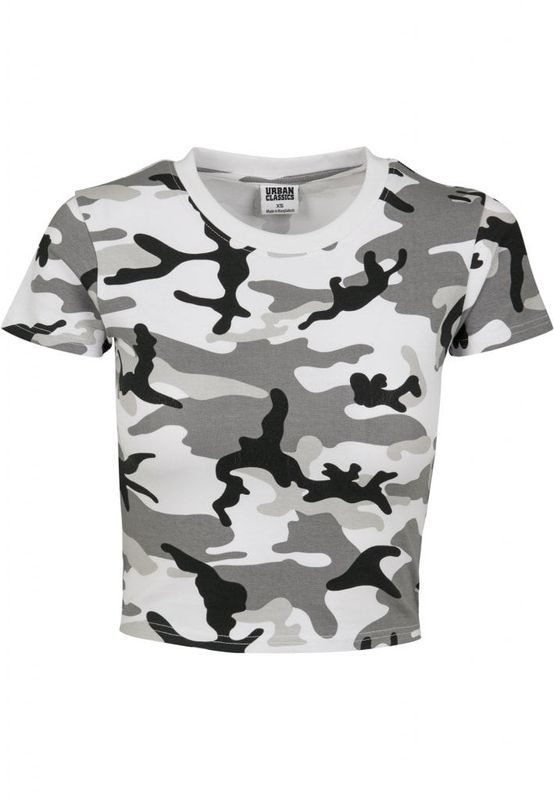 Ladies Stretch Jersey Cropped Tee
