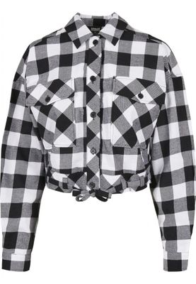 Kort oversize skjortjacka dam