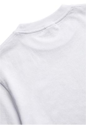 T-shirt för herr med logotyp bröst logotyp – vit