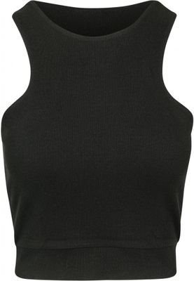 Short top with high neck