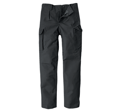Original Bundeswehr Moleskin Trousers för herr - svart