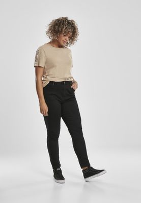 T-shirt with lace edge ladies