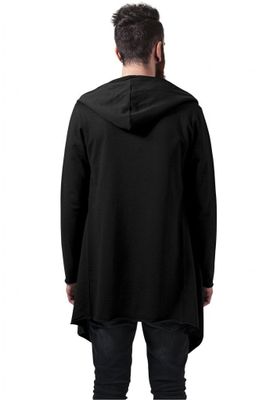 Lang cardigan med hætte mænd