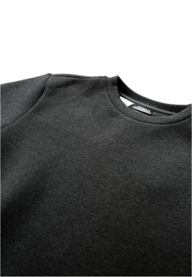 Tröja för barn med fluffy Crewneck – kolgrå