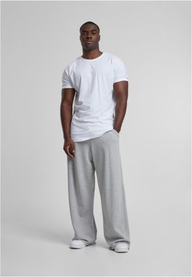 Long Shaped Turnup Tee White
