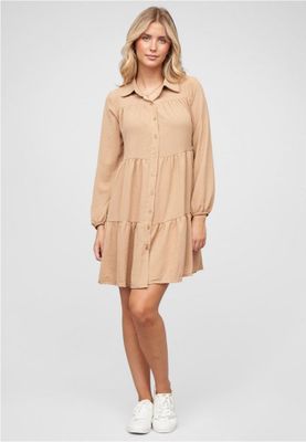 Beige Ruffle dress