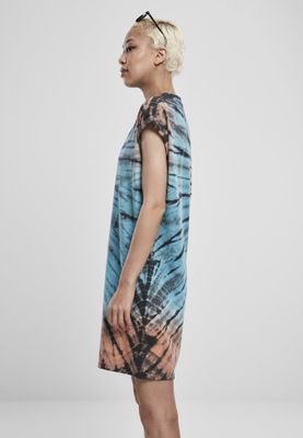 Batikfarvet kjole