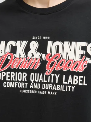Jack & Jones Denim Goods T-shirt - svart