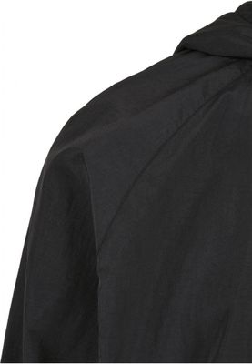 Black lightweight jacket with bellows pockets