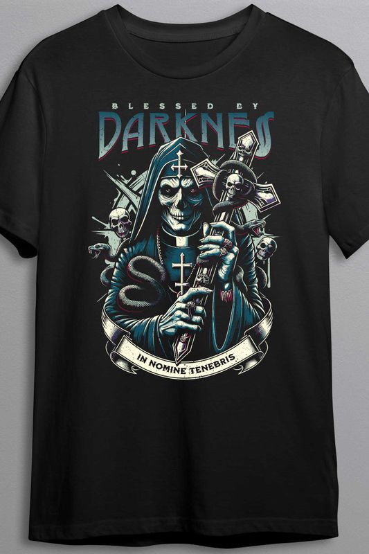 Blessed by darkness - T-shirt herr