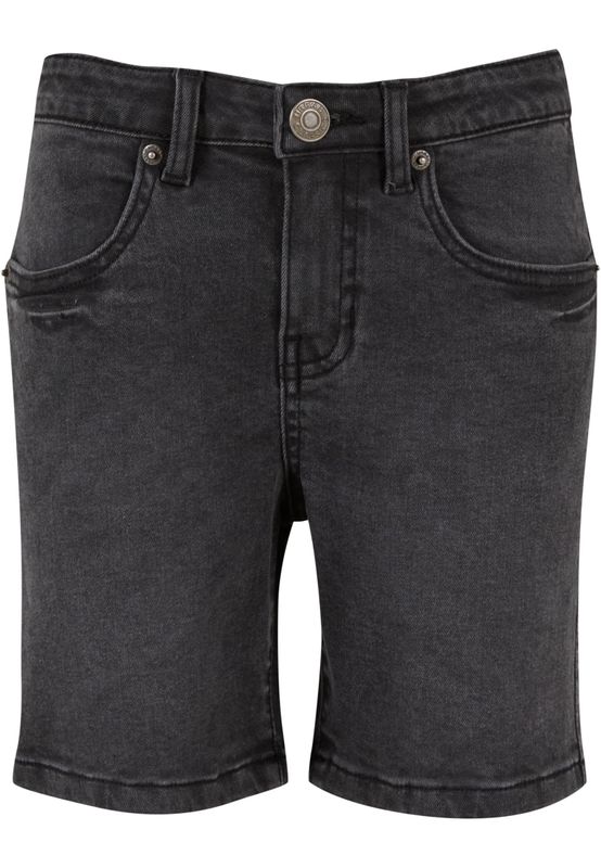 Jeansshorts barn i black washed denim – Urban Classics
